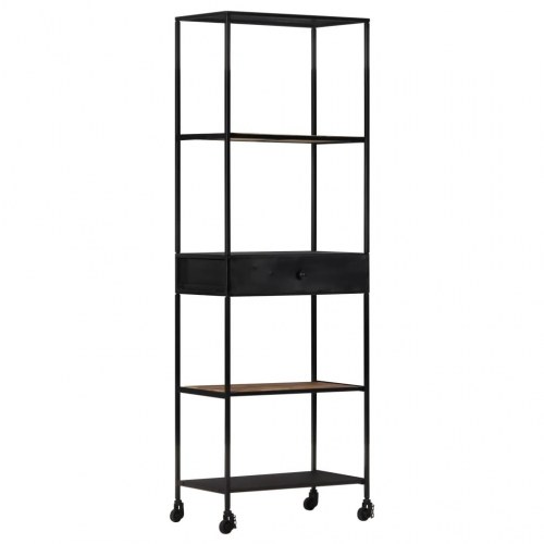 Bogreol 60x35x180 cm ru mangotræ og jern