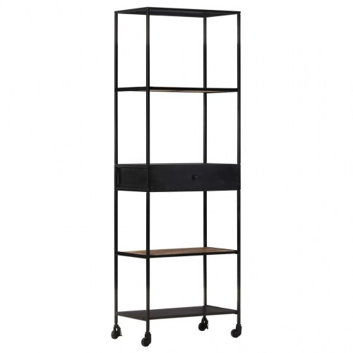 Bogreol 60x35x180 cm ru mangotræ og jern