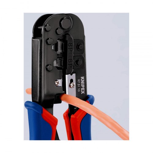 Knipex krympetang - 70 × 18 × 190 mm til kabler og stik
