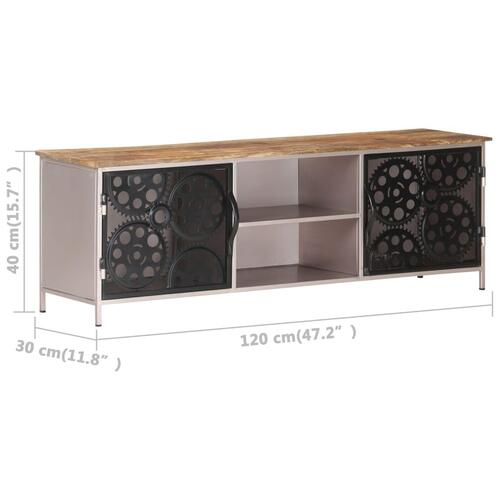 Tv-skab 120x30x40 cm ru mangotræ