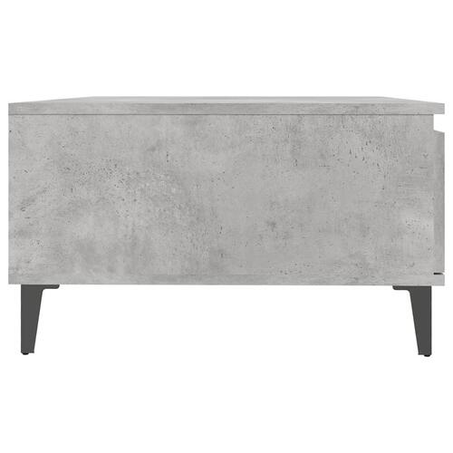 Sofabord 90x60x35 cm spånplade betongrå