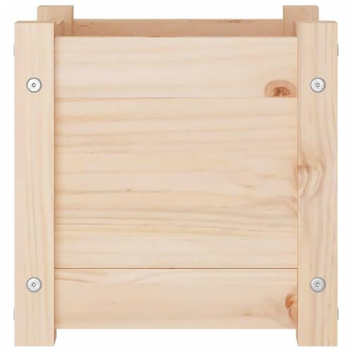 Plantekasse 31x31x31 cm massivt fyrretræ