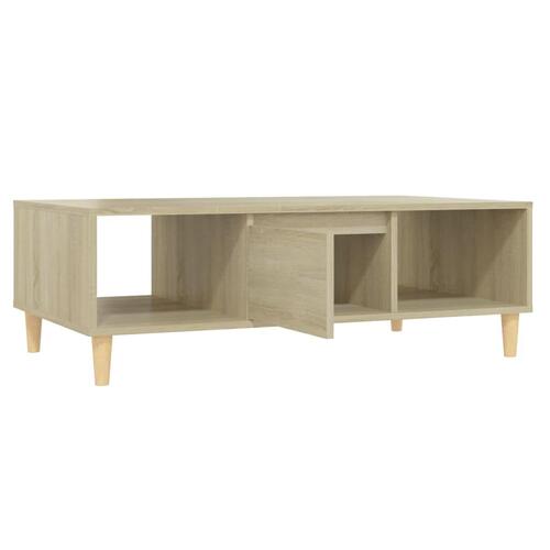 Sofabord 103,5x60x35 cm spånplade sonoma-eg