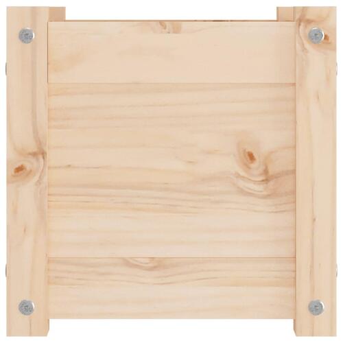 Plantekasse 31x31x31 cm massivt fyrretræ