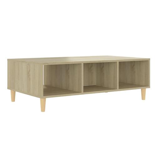 Sofabord 103,5x60x35 cm konstrueret træ sonoma-eg