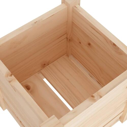 Plantekasse 31x31x31 cm massivt fyrretræ