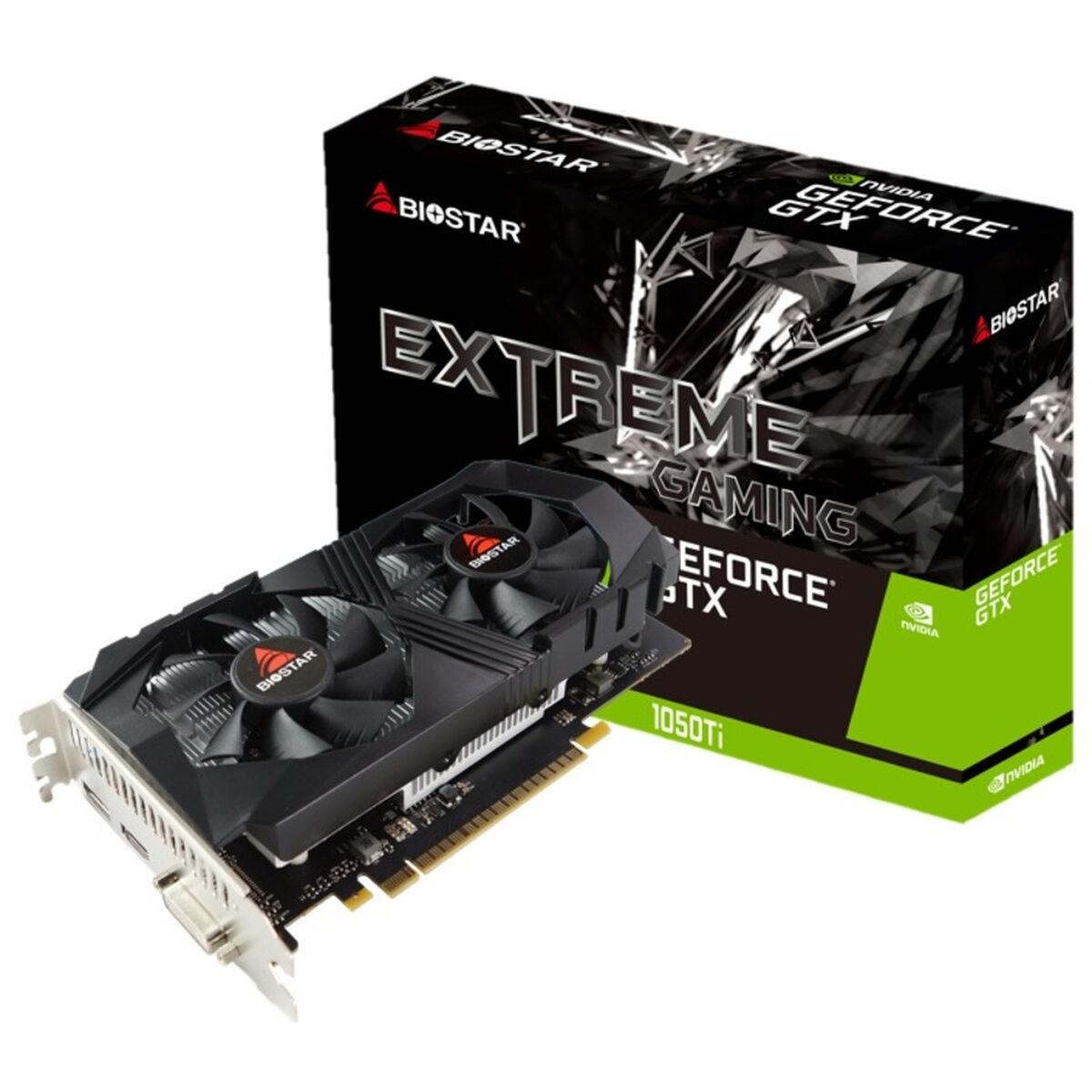 Biostar NVIDIA GeForce GTX 1050 Ti 4 GB GDDR5 grafikkort (VN1055TF41)