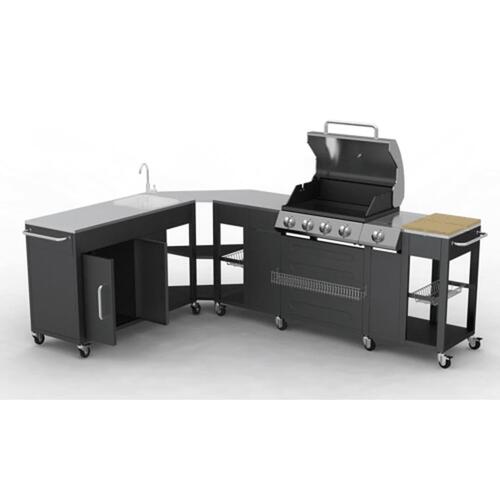 Gasgrill 4 + 1 grillzoner
