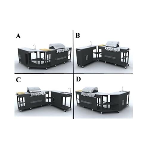 Gasgrill 4 + 1 grillzoner