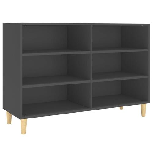 Skænk 103,5x35x70 cm konstrueret træ grå