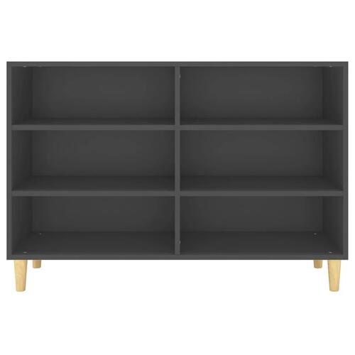 Skænk 103,5x35x70 cm konstrueret træ grå