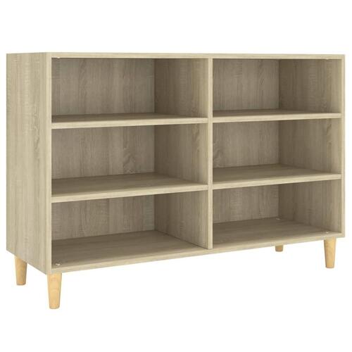 Skænk 103,5x35x70 cm konstrueret træ sonoma-eg