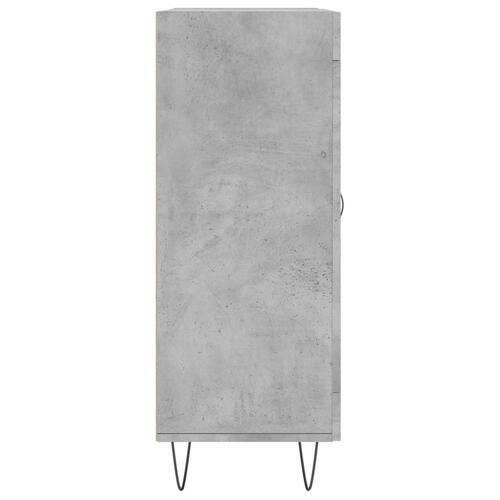Skænk 69,5x34x90 cm konstrueret træ betongrå