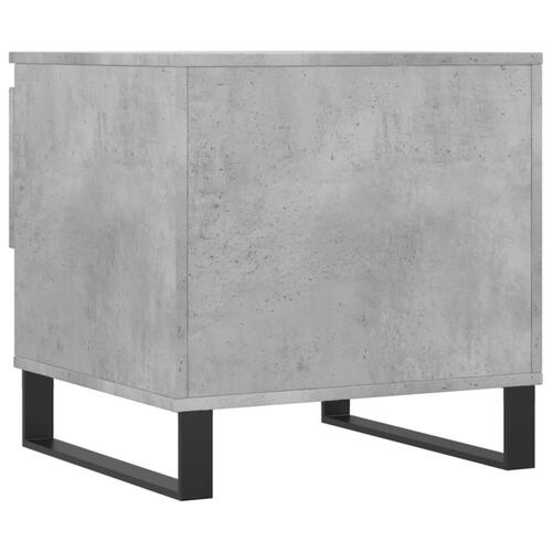 Sofaborde 2 stk. 50x46x50 cm konstrueret træ betongrå