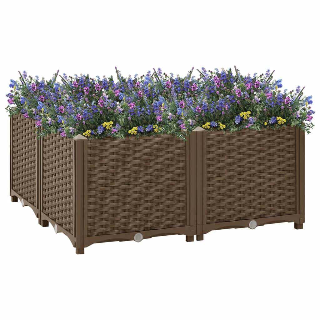 Højbed 80x80x38 cm polypropylen