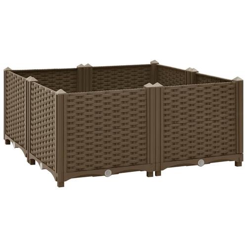Højbed 80x80x38 cm polypropylen