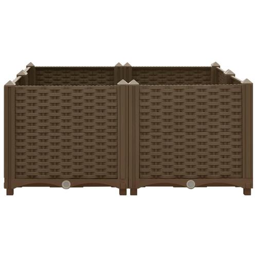 Højbed 80x80x38 cm polypropylen