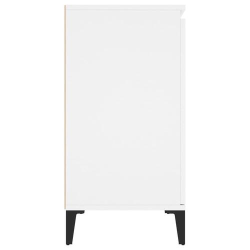 Skænk 104x35x70 cm konstrueret træ hvid