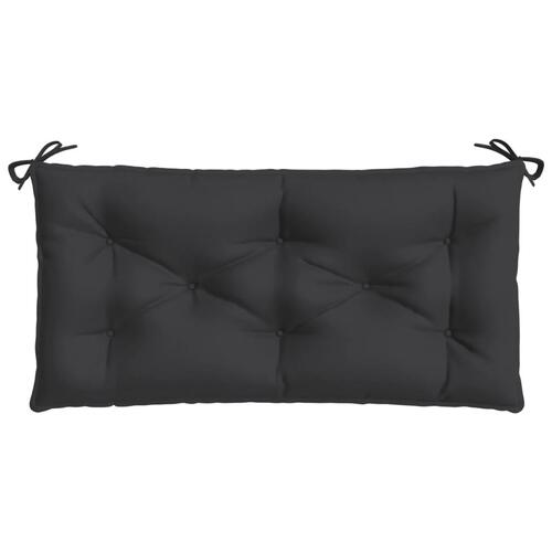 Hynder til havebænk 2 stk. 100x50x7 cm oxfordstof sort