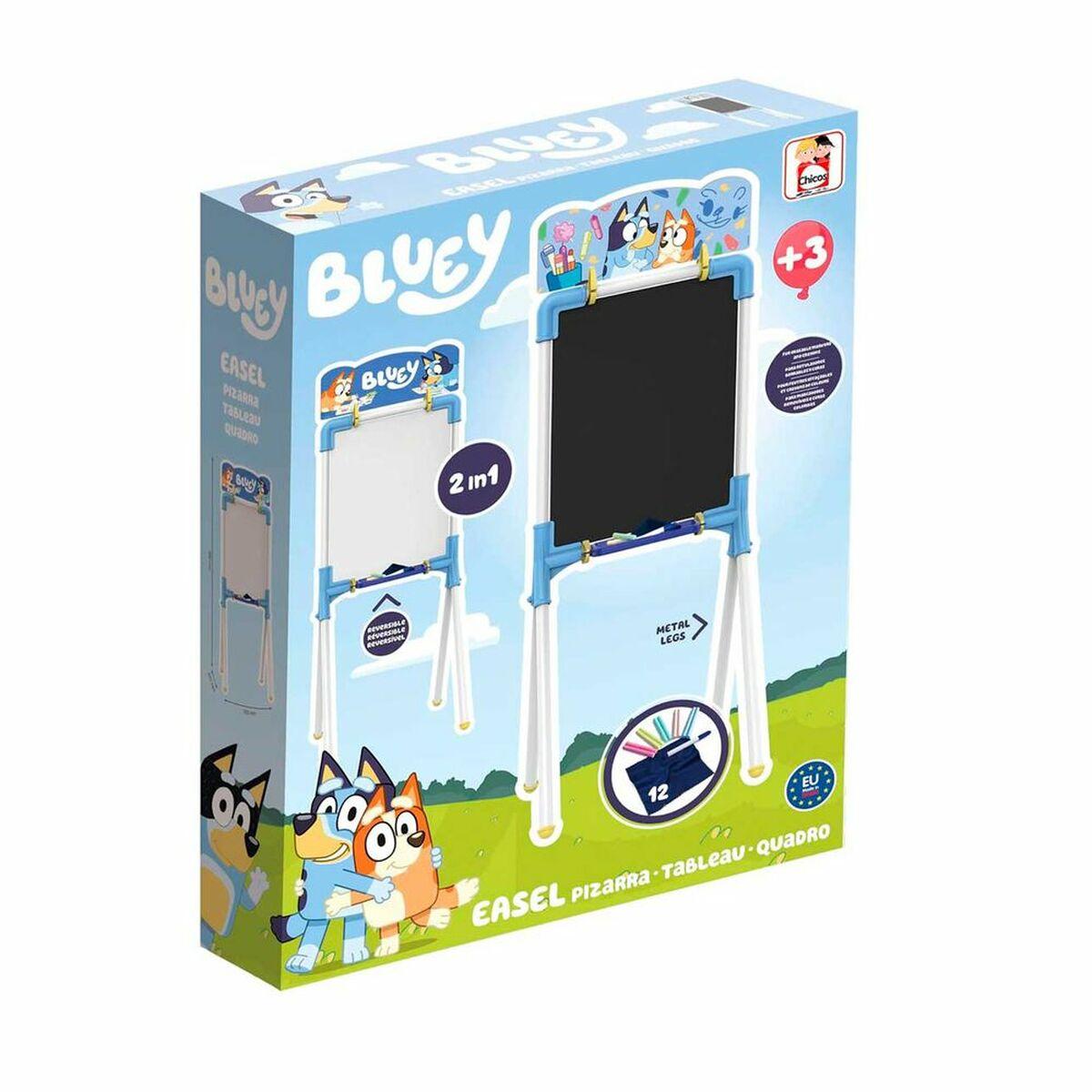 Chicos Bluey dobbeltsidet tavle - 37 × 32 × 98 cm