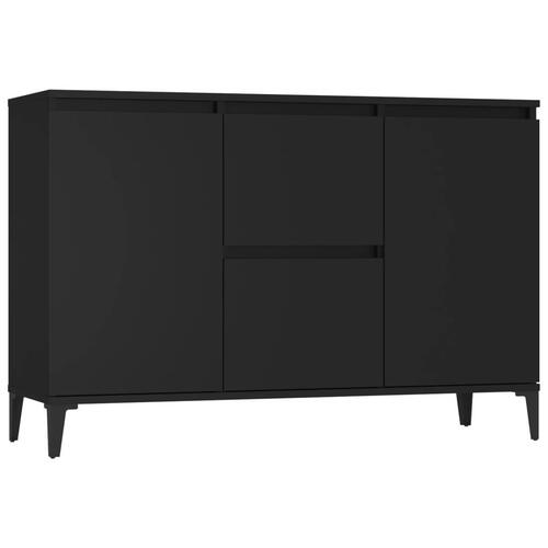 Skænk 104x35x70 cm konstrueret træ sort