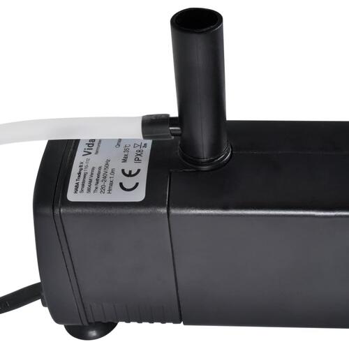 Filterpumpe til akvarium aktivt kul 600 l/t