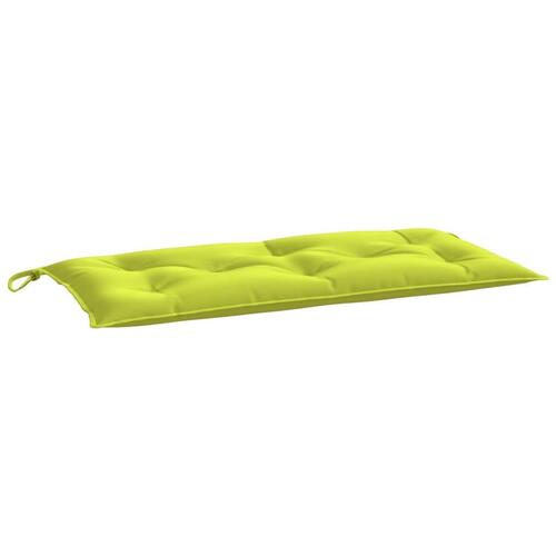Hynder til havebænk 2 stk. 100x50x7 cm oxfordstof lysegrøn