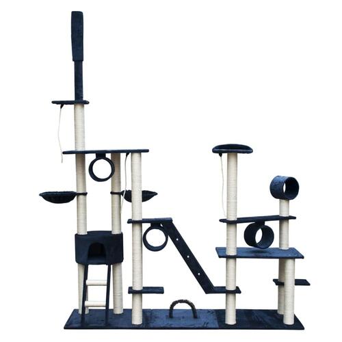 Kradsetræ Delux 230-260 cm mørkeblå plys