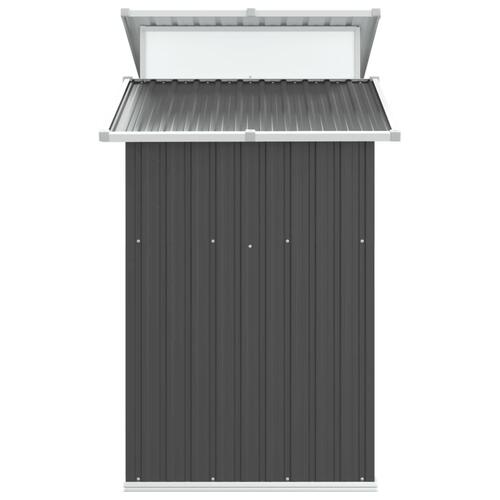 Haveskur 270x130x208,5 cm galvaniseret stål antracitgrå