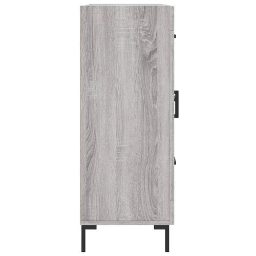 Skænk 69,5x34x90 cm konstrueret træ grå sonoma-eg