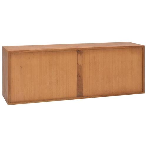 Tv-skab 110x30x40 cm massivt teaktræ