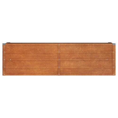 Højbed 160x40x45 cm cortenstål rustfarvet