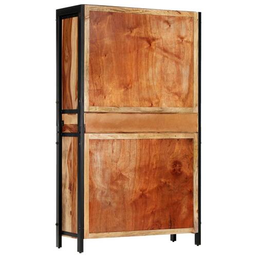 Højskab 100x40x175 cm massivt sheeshamtræ