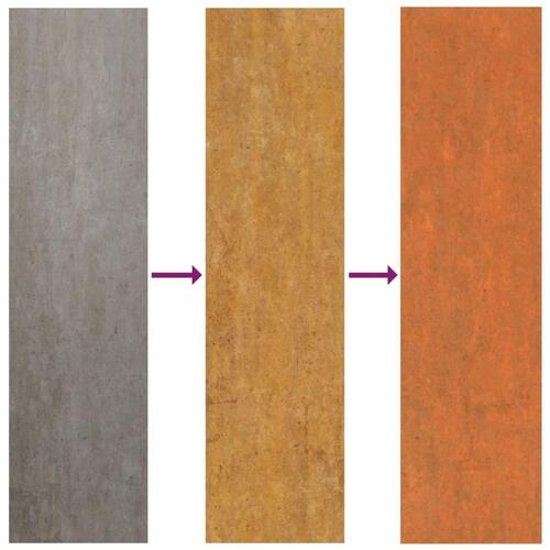Højbed 160x40x77 cm cortenstål rustfarvet