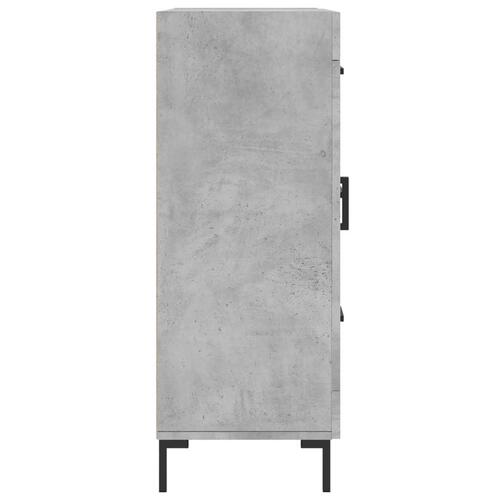 Skænk 69,5x34x90 cm konstrueret træ betongrå