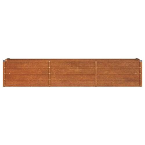 Højbed 240x40x45 cm cortenstål rustfarvet