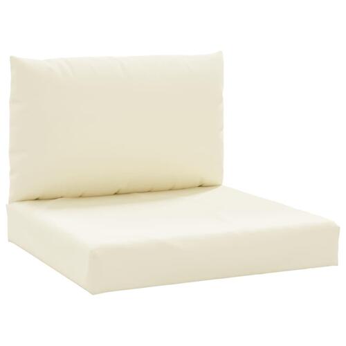 Pallehynder 2 stk. oxfordstof cremehvid