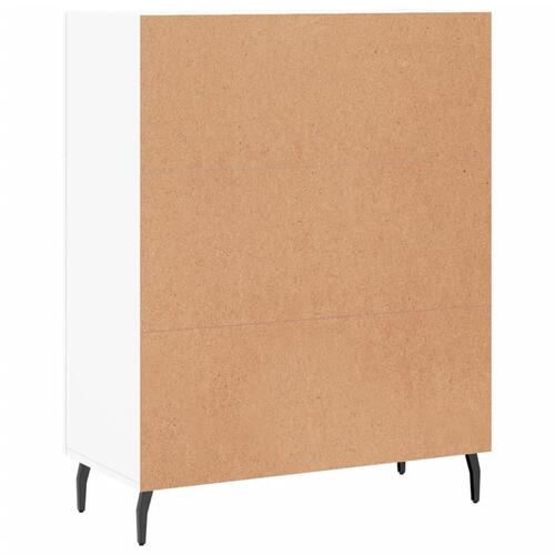 Skænk 69,5x34x90 cm konstrueret træ hvid