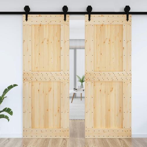 Dør NARVIK 85x210 cm massivt fyrretræ