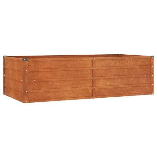 Højbed 160x80x45 cm cortenstål rustfarvet