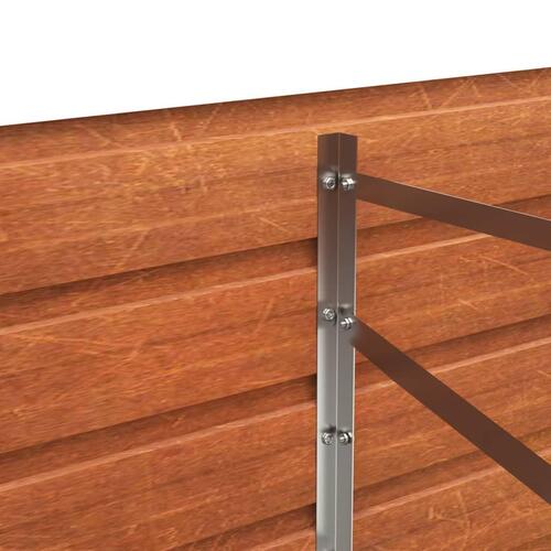 Højbed 160x80x45 cm cortenstål rustfarvet
