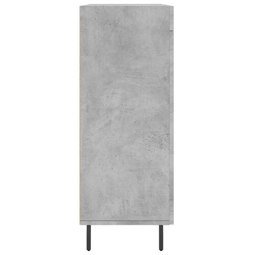 Skænk 69,5x34x90 cm konstrueret træ betongrå