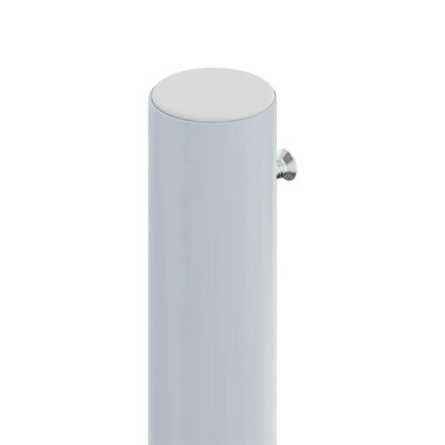 Sammenrullelig sidemarkise 140 x 1000 cm cremefarvet