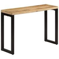 Konsolbord 110x35x76 cm massivt ru mangotræ