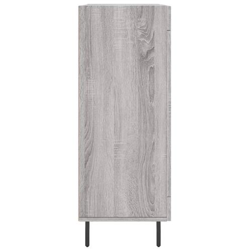 Skænk 69,5x34x90 cm konstrueret træ grå sonoma-eg