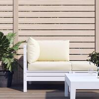 Pallehynder 3 stk. oxfordstof cremehvid