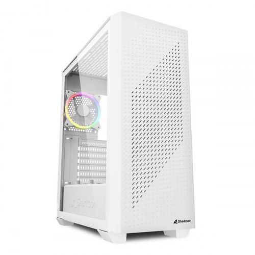 PC kabinet ATX Sharkoon VS9 RGB - Hvid semi-tårn