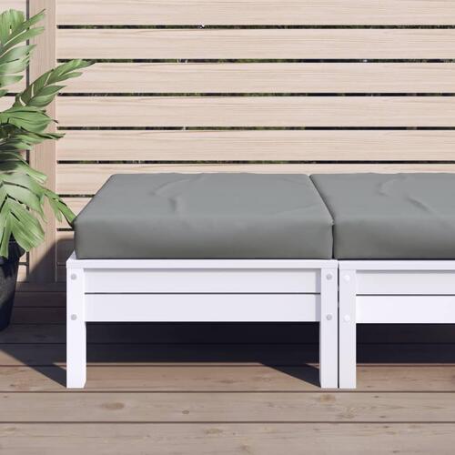Pallehynde 60x60x8 cm oxfordstof grå