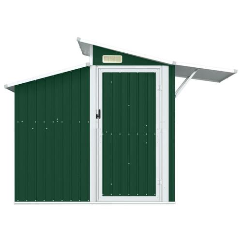 Haveskur 270x130x208,5 cm galvaniseret stål grøn