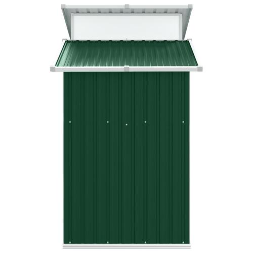 Haveskur 270x130x208,5 cm galvaniseret stål grøn